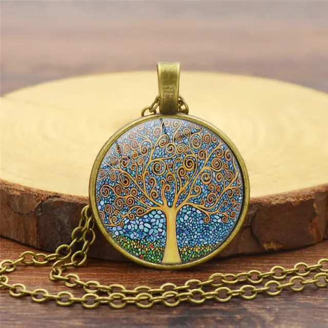 Tree of Life sweater chain Bronze - Shop at LoveMi