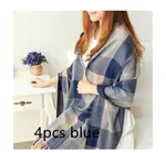 4Pcs Blue