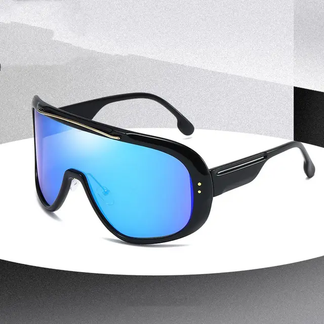 One lens sunglasses Blue - Shop at LoveMi