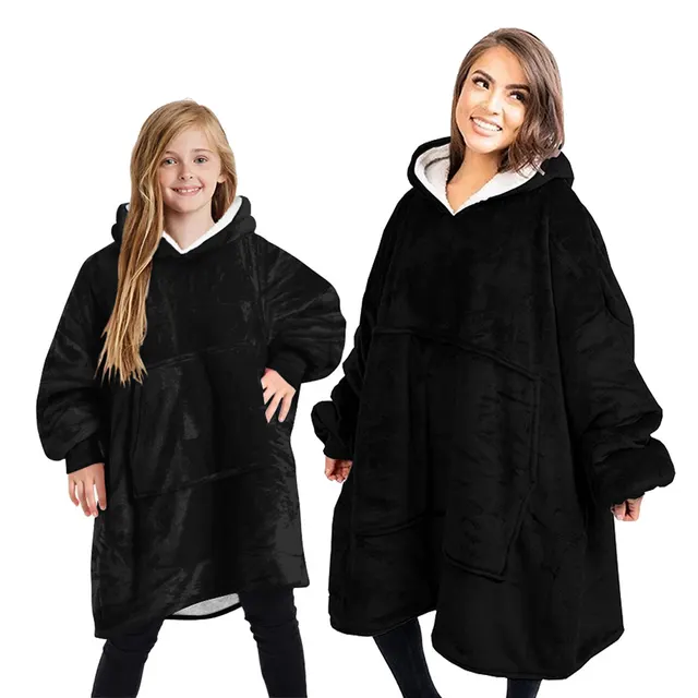 Warm cashmere blanket Black - Shop at LoveMi
