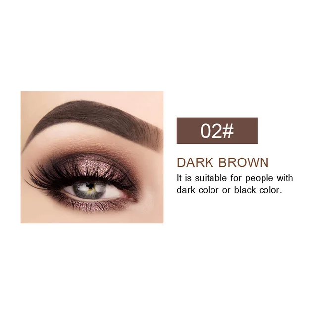 Eyebrow pencil two in one Grooming eyebrows Dark Brown - Shop at LoveMi