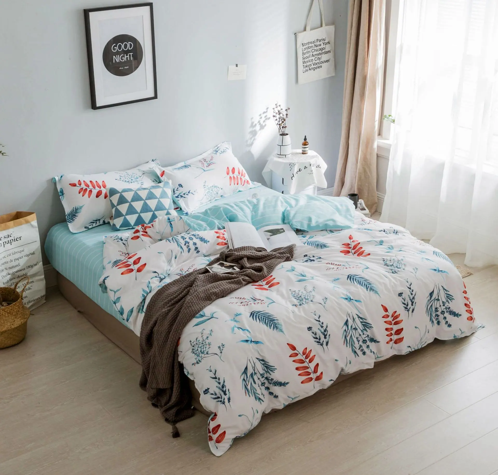 Bed sheet and Quilt Set - 3 Style