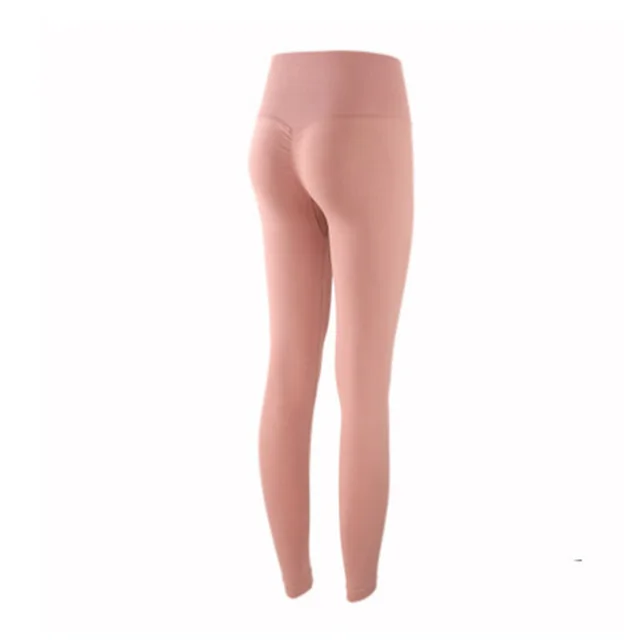 New European and American Peach Hip Fitness Yoga Pants Pink - Shop at LoveMi