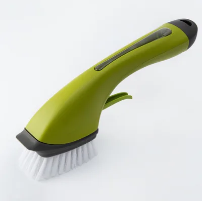Long Handle Multifunctional Anti slip Sink Decontamination Brush Green - Shop at LoveMi