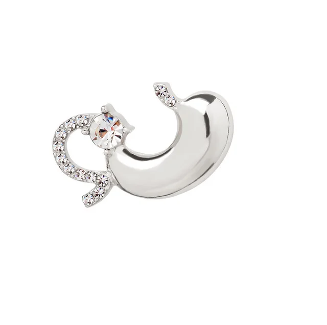 Europe and the United States cross border new medical equipment brooch creative laryngoscope alloy micro chapter clothing bag accessories Stomach... Stomach Silver - Shop at LoveMi