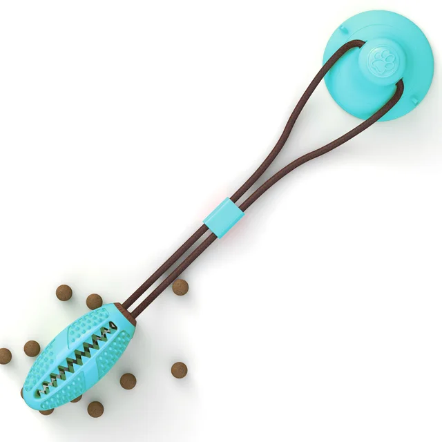 Dog Toys Silicon Suction Cup Tug Interactive Dog Ball Toy For Pet Chew Bite Tooth Cleaning Toothbrush Feeding Pet Supplies - Shop at LoveMi