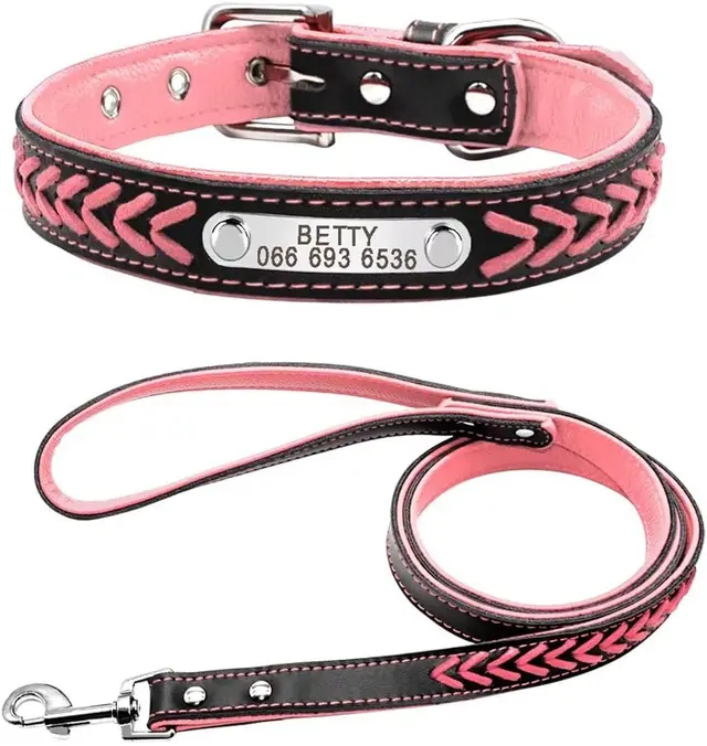 Engraving anti lost dog tag Pink - Shop at LoveMi