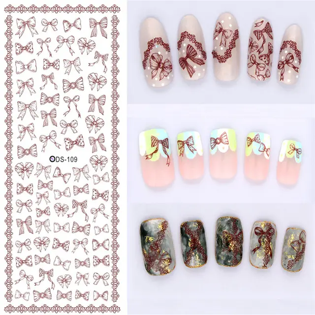 Watermark sticker decal nail sticker Ds109 - Shop at LoveMi
