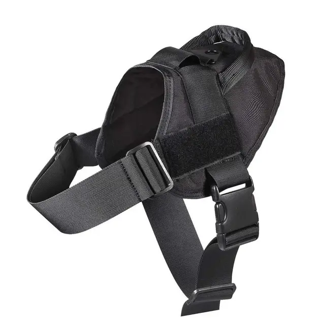 Tactical dog clothes combat vest training vest Black - Shop at LoveMi