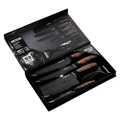 Household Knives Set Kitchen Combination Kitchenware 6Pcs Set2 - Shop at LoveMi