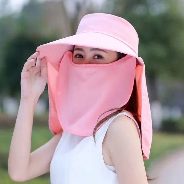 Mountaineering outdoor sun hat Pink - Shop at LoveMi