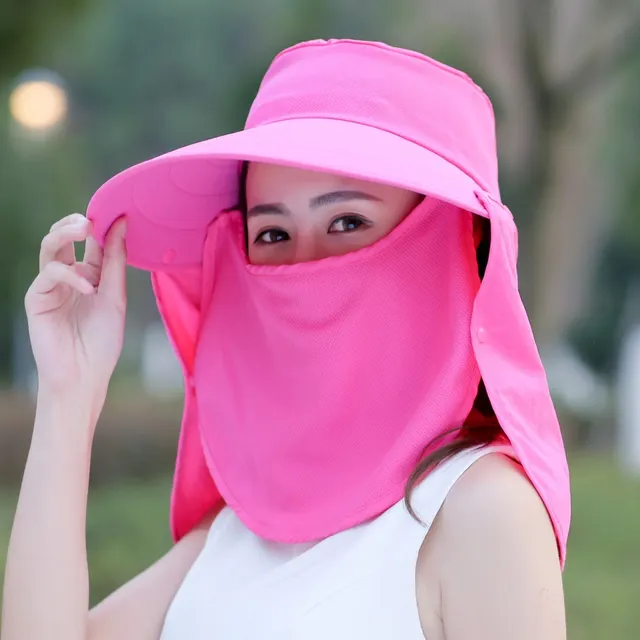 Mountaineering outdoor sun hat Rose Red - Shop at LoveMi