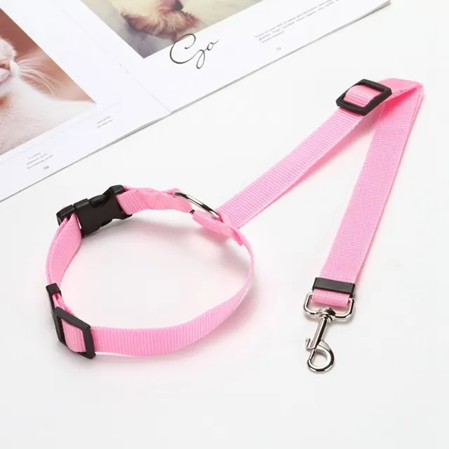 Explosive Pet Car Rear Seat Ring Safety Rope Pink - Shop at LoveMi