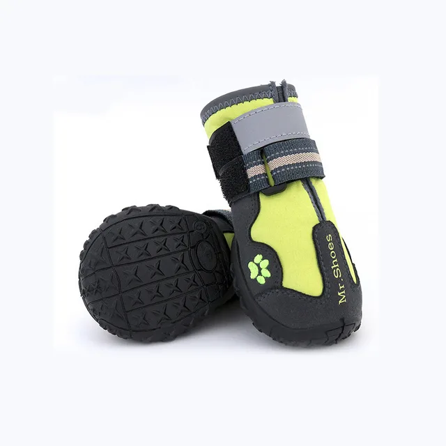 Pet dog waterproof shoes Green - Shop at LoveMi