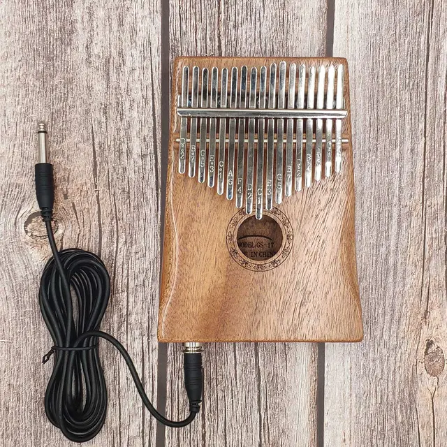 Thumb piano Kalimba 17 tone finger piano Peach Heart Box - Shop at LoveMi