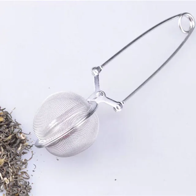 Stainless Steel Mesh Tea Ball Filter Tea Maker Default - Shop at LoveMi