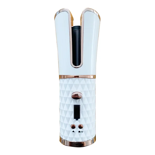 Multifunctional Automatic Wireless Curling Iron White - Shop at LoveMi