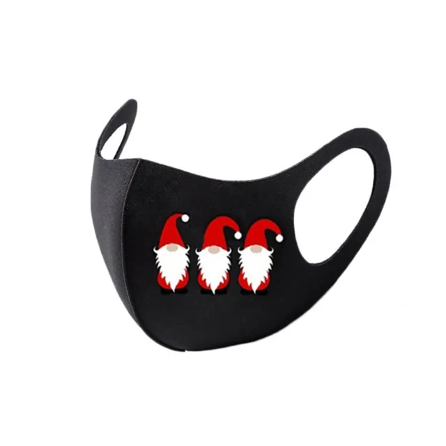 Christmas print autumn and winter ice silk mask 4 Style - Shop at LoveMi