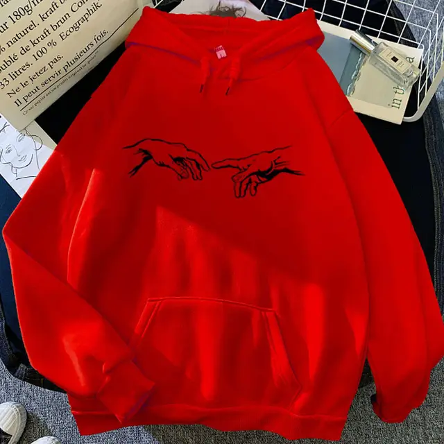 Candy colored sweatshirt sketch by Adam's hand Red - Shop at LoveMi