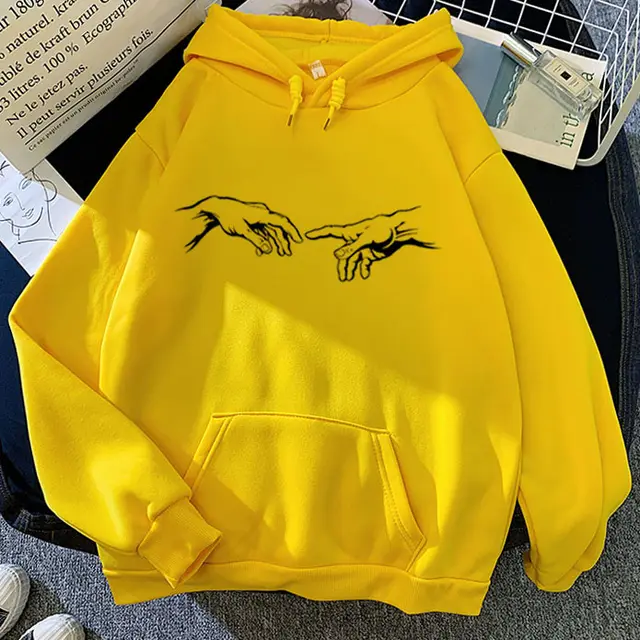 Candy colored sweatshirt sketch by Adam's hand Yellow - Shop at LoveMi