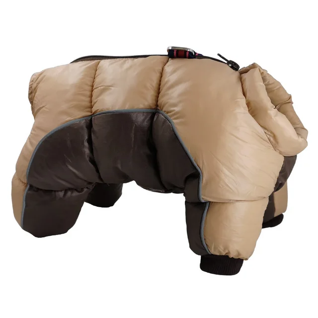 Winter Pet Dog Clothes Super Warm Jacket Thicker Cotton Coat Waterproof Small Dogs Pets Clothing For Puppy Coffee - Shop at LoveMi