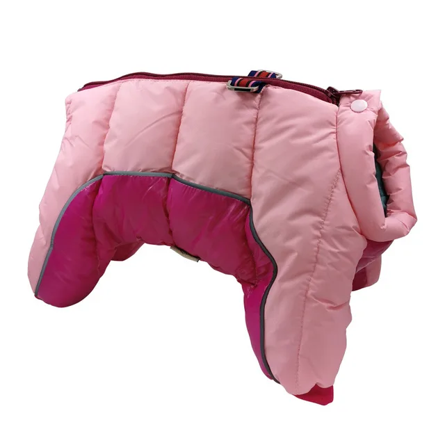 Winter Pet Dog Clothes Super Warm Jacket Thicker Cotton Coat Waterproof Small Dogs Pets Clothing For Puppy Pink - Shop at LoveMi