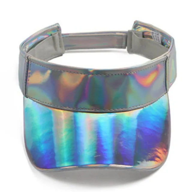 Laser Patent Leather Topless Hat Silver - Shop at LoveMi
