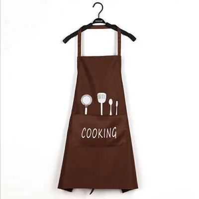 Fashion Home Smock Kitchen Hand Wipe Antifouling Apron A Coffee - Shop at LoveMi