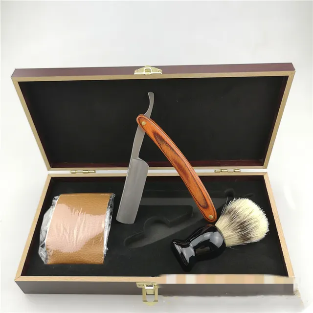 Razor wooden box set Brown - Shop at LoveMi