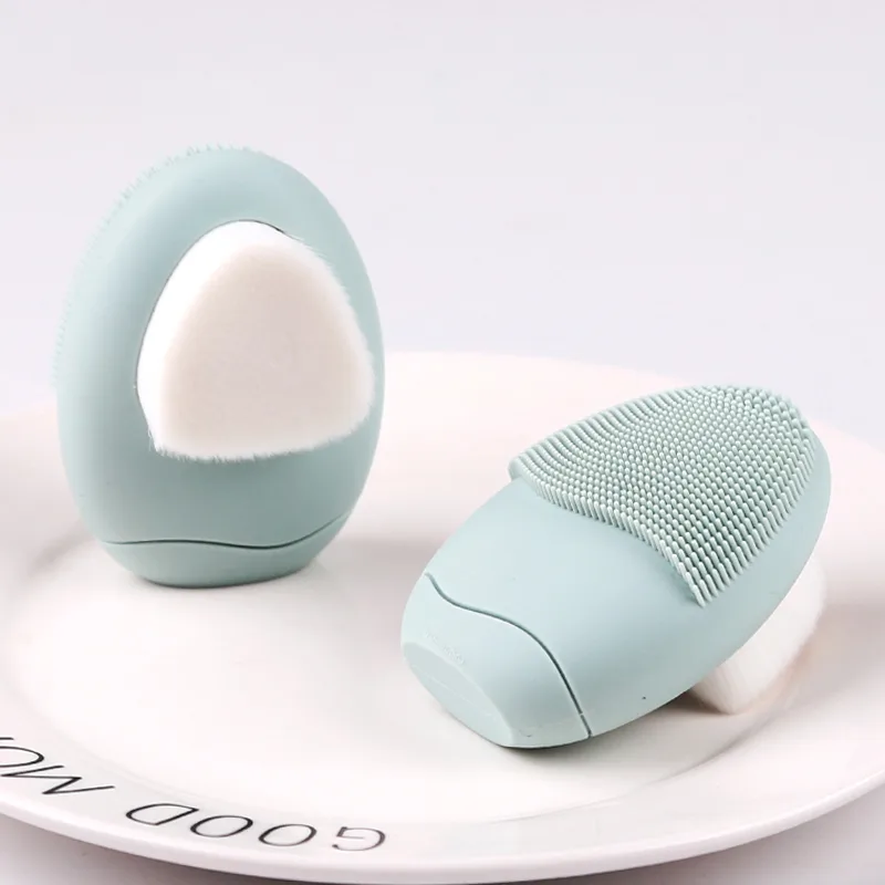 Silicone face washer - Blue