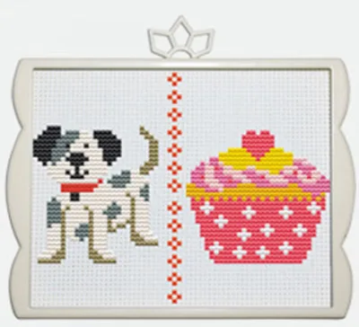 Ccross stitch with frame Style B - Shop at LoveMi