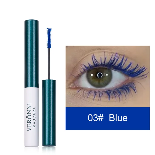 Makeup Color Mascara Grafting Styling Non smudge Very Fine Brush Head Christmas Blue - Shop at LoveMi