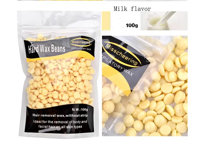Hair Removing Hard Wax Beans 100g Milk - Shop at LoveMi
