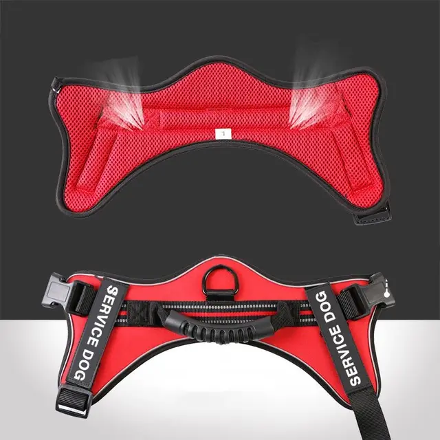 Chest strap vest type medium and large dog leash Red - Shop at LoveMi