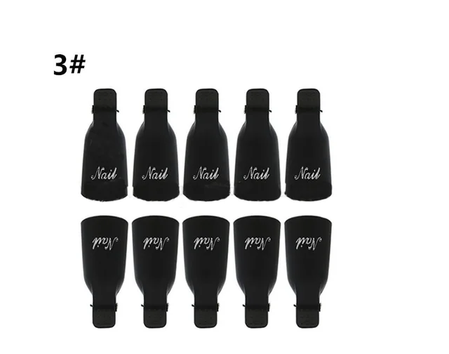 Gel Nail Polish Remover Clips Black - Shop at LoveMi