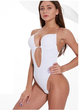 Backless Body Shaper Bra For Summer Evenning Dress White - Shop at LoveMi