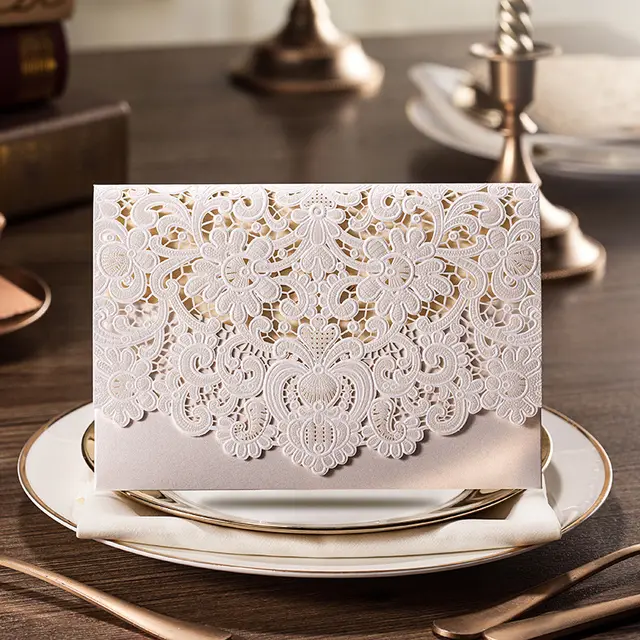 Wedding invitation White - Shop at LoveMi