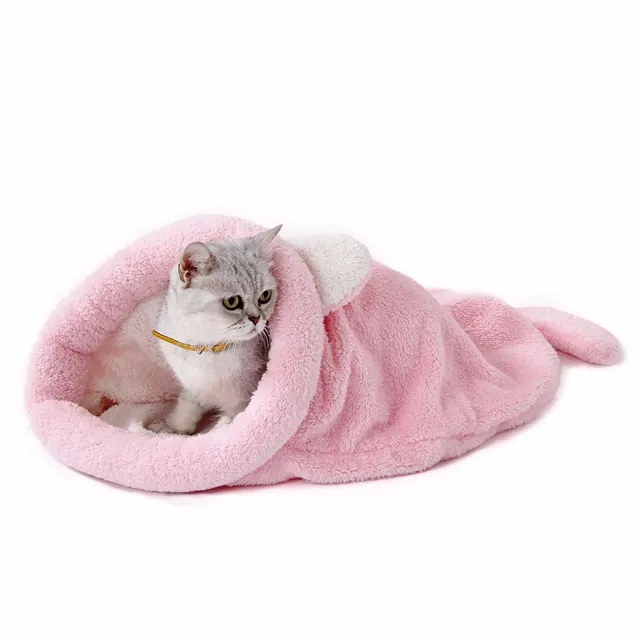 Pet Dog Cat Kennelnest Four Seasons Nest Kennel Sleeping Bag Pink - Shop at LoveMi
