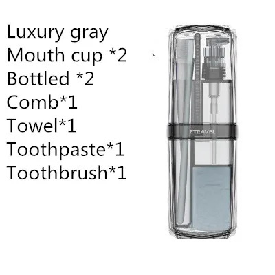 Washing suit bag travel bag men's travel travel bag storage travel does not include toiletries packaging Luxury Gray - Shop at LoveMi