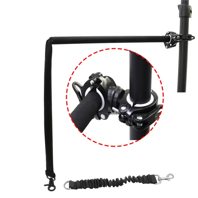 Bicycle Traction Dog Chain Detachable Dog Walker Dog Harness Black - Shop at LoveMi