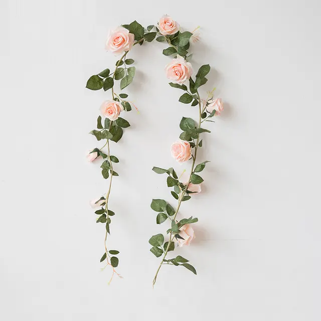 Imitation Rose Rattan Fake Flower Dress Up Home Pink - Shop at LoveMi