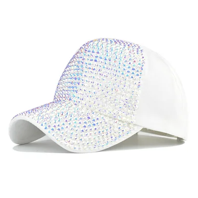 Diamond Baseball Cap Light Board Cap White - Shop at LoveMi