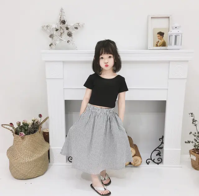 Children's two piece skirt Black - Shop at LoveMi