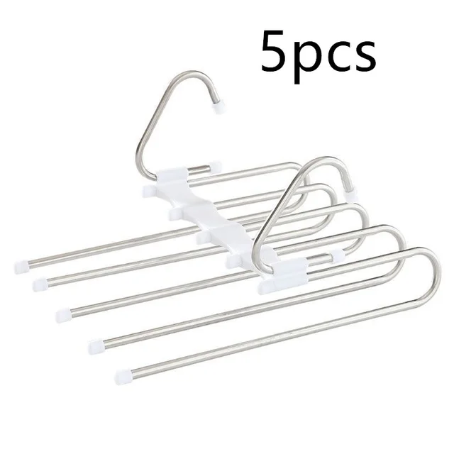 Folding pants hanger White5Pcs - Shop at LoveMi