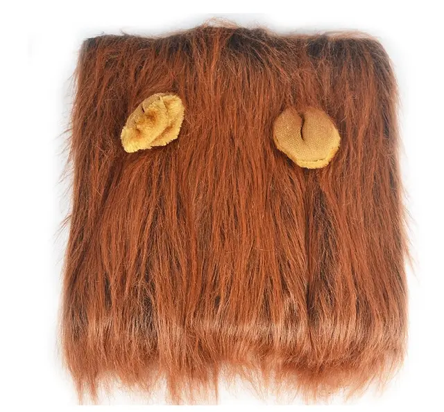 Lion Mane Wig for Large Dogs Dark Brown - Shop at LoveMi