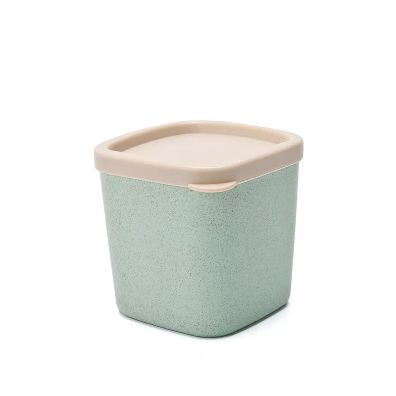 Wheat straw fresh-keeping sealed storage box - Blue