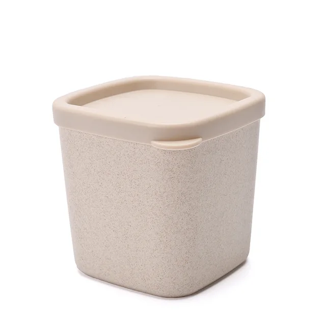 Wheat straw fresh keeping sealed storage box Yellow - Shop at LoveMi
