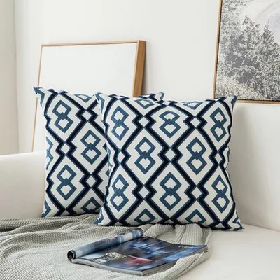 Classical embroidered home pillow without core Style C - Shop at LoveMi