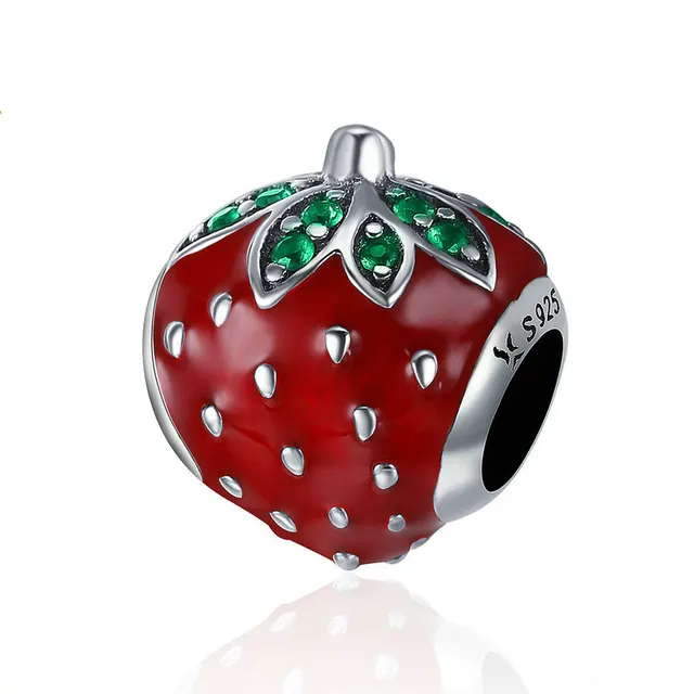 Hongyan strawberry accessories beads - Shop at LoveMi