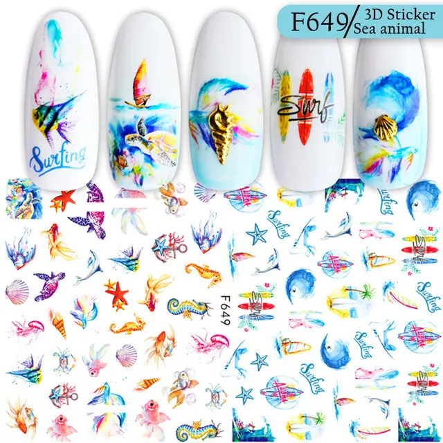 3D adhesive sticker color F649 - Shop at LoveMi